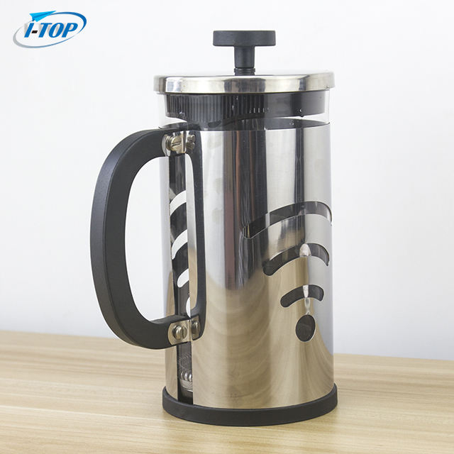 I-TOP GFP04 de alta calidad 350Ml pequeña prensa francesa de vidrio cafetera de émbolo