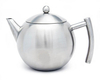 Tetera de acero inoxidable de 34 a 50 onzas con infusor, calentador de té con infusor de tetera para té suelto