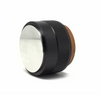 Distribuidor de café de 58 mm, distribuidor de café de acero inoxidable, decoración de nogal, distribuidor de café de altura ajustable con madera