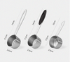 Gran oferta, utensilios de cocina de alta calidad, cucharas y tazas medidoras de acero inoxidable, 30 gramos
