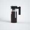 Respetuoso con el medio ambiente, sin BPA, venta al por mayor, 1300ml, vidrio transparente de borosilicato, jarra para café frío con infusor extraíble