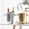 Factory Direct Vintage Rustic Farmhouse cubo de hielo de acero galvanizado para uso en bar al aire libre