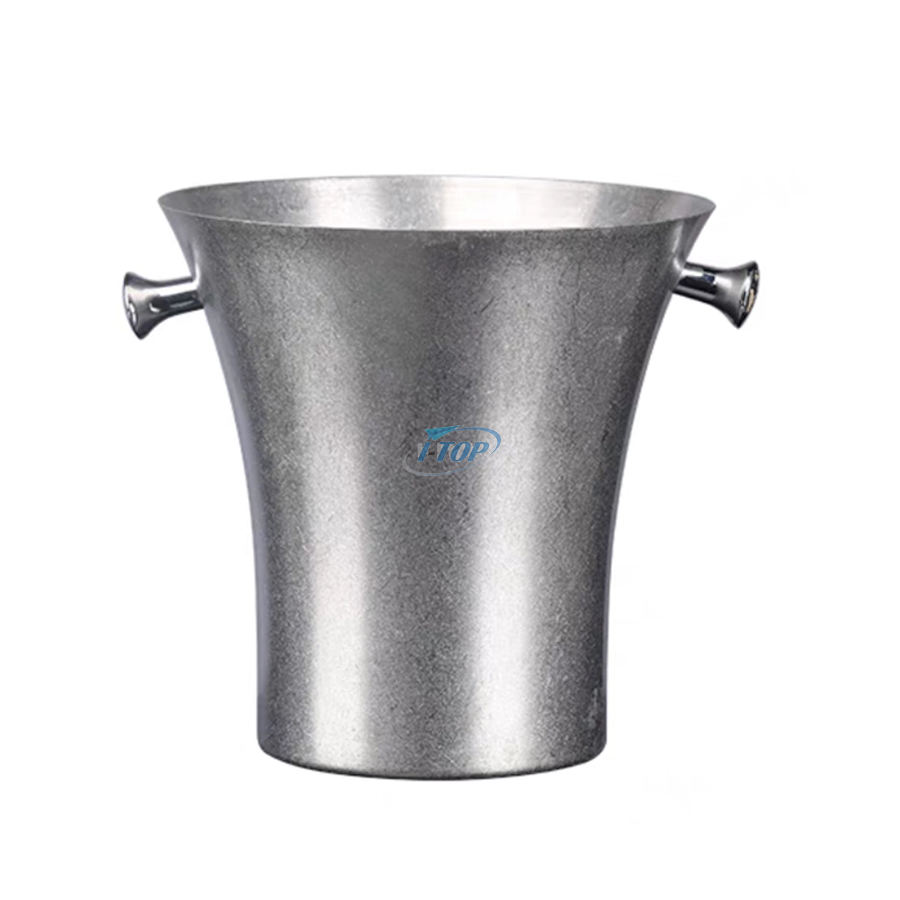 Herramientas de Bar, enfriador de barril de cerveza portátil, cubo de vino de champán, cubo de hielo de acero inoxidable de doble pared para reunión de Buffet al aire libre