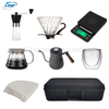 Exquisitas herramientas para preparar café a mano, juego de regalo de café hecho a mano con gotero V60