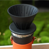 Soporte de filtro de cono plegable reutilizable Goteo de cerveza fría Plegable Verter sobre gotero de café de silicona