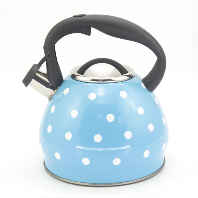 Tetera silbante de té de acero inoxidable estilo europeo IT-CP1048 para cocina de Hotel