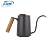 Actualización de 600 Ml de acero inoxidable Barista verter sobre café tetera de viaje tetera con cuello de cisne cafetera Espresso