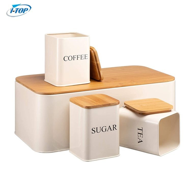 Cilindro de acero inoxidable para el hogar, cocina, té, café, azúcar, tarro de almacenamiento, juego de botes con tapa de sellado