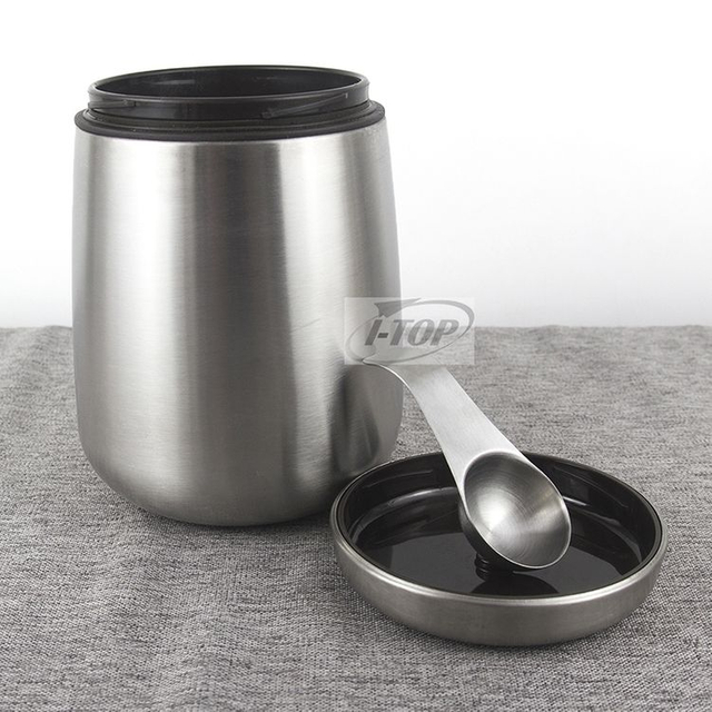Tarro de almacenamiento redondo de buena calidad, organizador de cocina, juego de botes de té y café con tapas