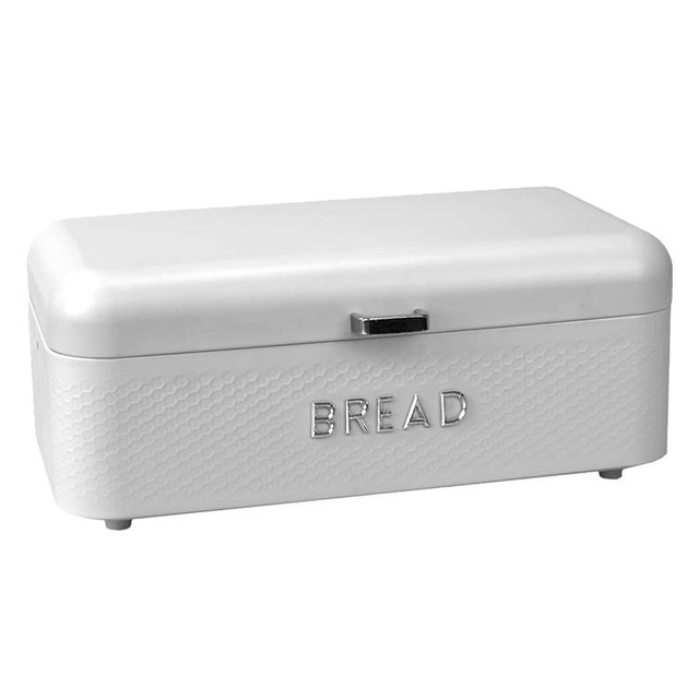 Contenedores de caja de almacenamiento de pan de comida de acero inoxidable populares Contenedor de pan grande de acero inoxidable con tapa