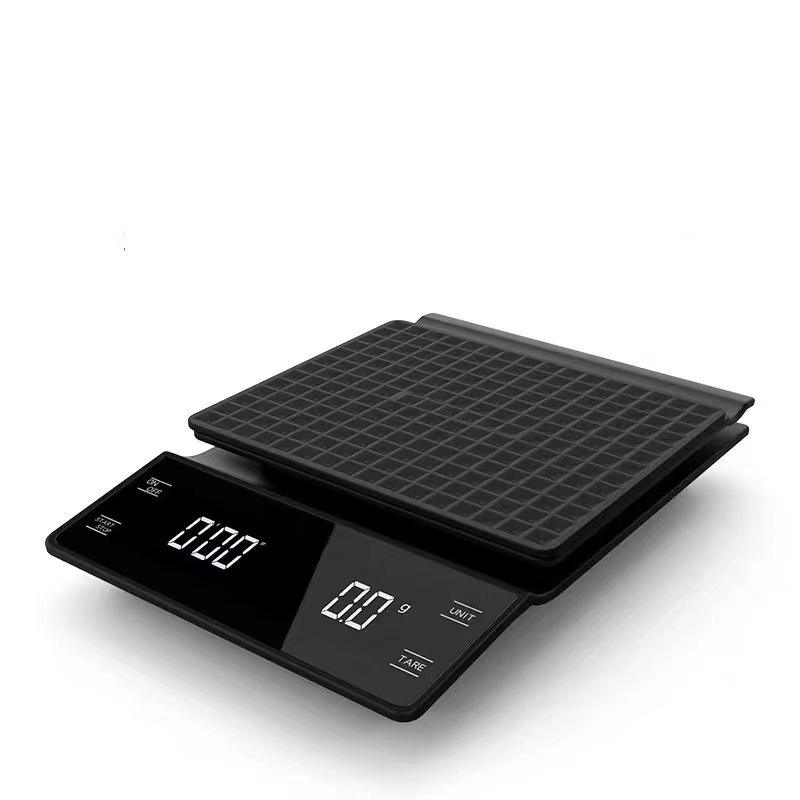 Ecocoffee Sell Like Hot Cakes Báscula digital de bolsillo Modo automático Temporizador de café Báscula electrónica con tiempo Cocina