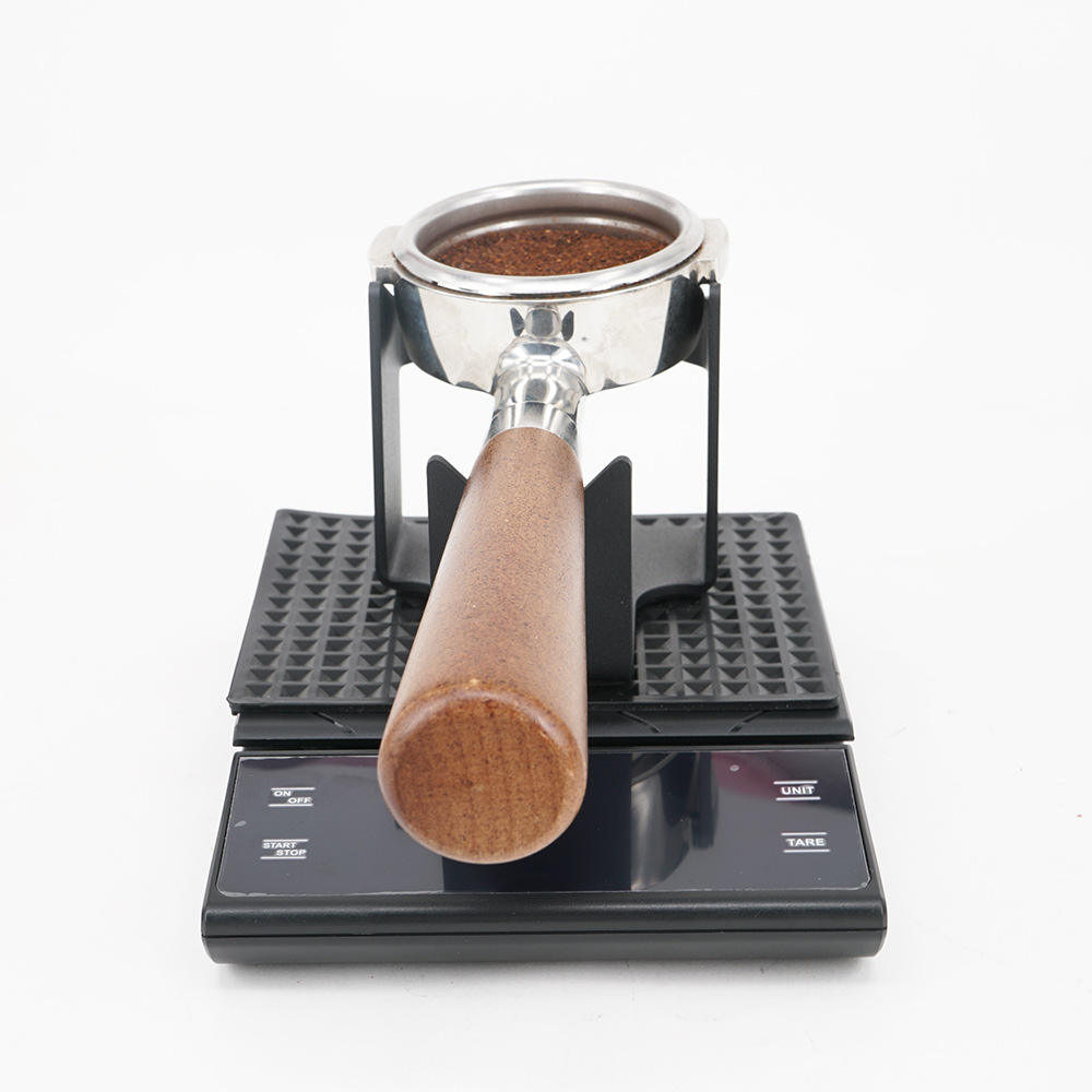 Soporte de pared para portafiltro de café Soporte de pared para portafiltro de espresso duradero para soporte de oreja de 58 mm y 51 mm