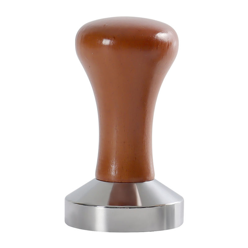 Durable Espresso Tamper Máquina de café espresso con tapete Profesional Barista Espresso Mano de madera Tamper de café