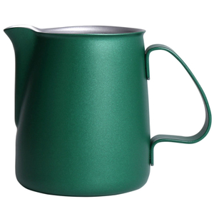 Jarra de leche Barista, jarra de leche de acero inoxidable de 600ml, taza para espumar, jarra de leche humeante de café expreso de Metal