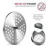 Cubo de hielo de Metal de alta calidad, enfriador de bebidas para fiestas, cubo de hielo aislado de acero inoxidable de doble pared para botella de vino