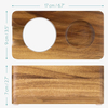 Estación de manipulación de café de madera - Soporte de manipulación de 51 mm para accesorios de máquina de espresso - Soporte de portafiltro de madera para cafetería