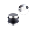 Nivelador de distribuidor de café de 53,3 mm y manipulador manual, herramienta de prensado de espresso |Doble cara, profundidad ajustable |Espresso resistente ha
