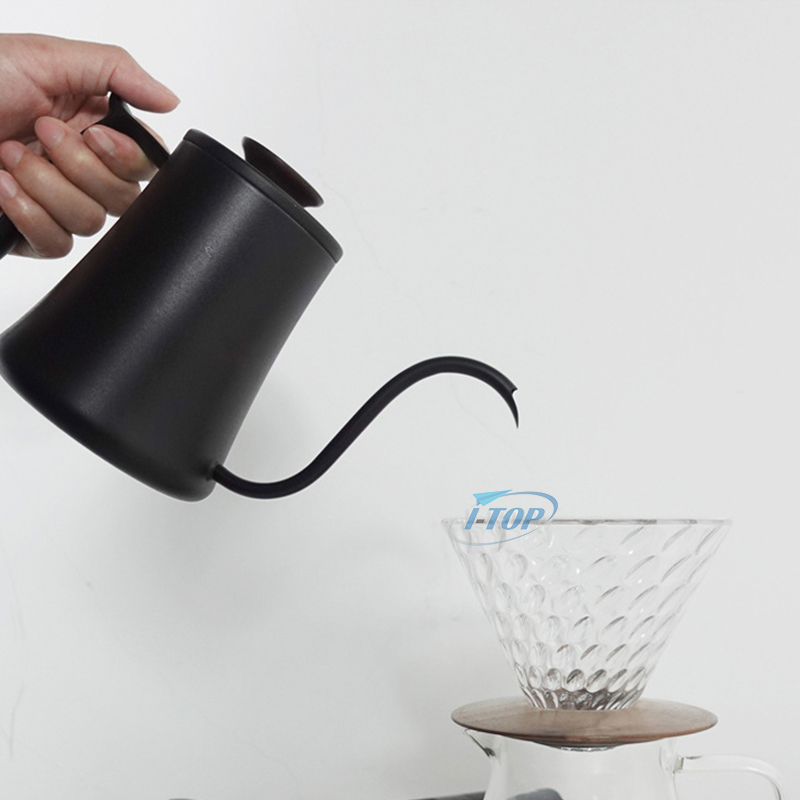 Juego de café 60 en forma de V Verter sobre la mesa de café de la cafetera y juego de mesa auxiliar Herramientas de barista