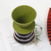 Soporte de filtro de cono plegable reutilizable Goteo de cerveza fría Plegable Verter sobre gotero de café de silicona