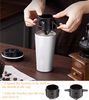 Innovador filtro de café de acero inoxidable 304 para verter sobre gotero de café