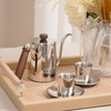 Hervidor de goteo de acero inoxidable 304, hervidor de agua con cuello de cisne, tetera de goteo con mango largo