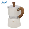 Mejor Moka Pot Aleación de aluminio Colorido Espresso Maker Mocha Pot Inducción de calor Disponible Mango de nylon