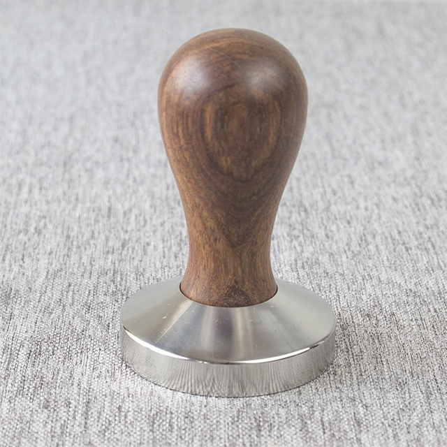 Tamaño personalizado Diseño Metal Color plata Espresso Press Coffee Tamper 51mm 58mm Acero inoxidable Tamper de café