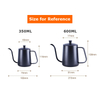 Actualización de 600 Ml de acero inoxidable Barista verter sobre café tetera de viaje tetera con cuello de cisne cafetera Espresso