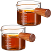 Transparente, venta al por mayor, pequeño vaso de chupito de Espresso, vaso creativo, café, té, bebidas, postre, desayuno, vaso de leche