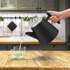 Tetera de acero inoxidable con calentador de doble pared de 1,2 L Mantiene el té caliente durante mucho tiempo con la tetera con infusor de té