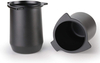 Taza dosificadora de portafiltro de 58mm, taza dosificadora de café Espresso, acero inoxidable 304, revestimiento antiadherente negro mate