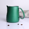Jarra de leche Barista, jarra de leche de acero inoxidable de 600ml, taza para espumar, jarra de leche humeante de café expreso de Metal
