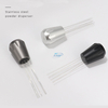 Espresso Coffee Stirrer barista Agujas agitadoras para Espresso Distribution Mango con corte de diamante y Agujas distribuidoras de soporte