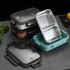 Fiambreras ecológicas aptas para lavavajillas, gran oferta, fiambreras bento de acero inoxidable con 5 compartimentos