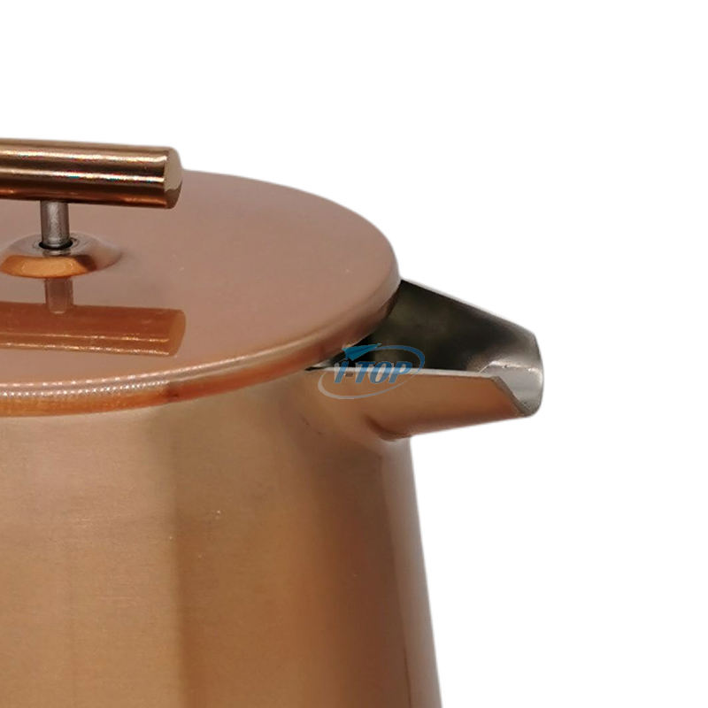 Cafetera de prensa francesa de acero inoxidable de grado 304, 34 oz (1 litro) con sistema de filtración de 4 niveles, prensa de café de doble pared