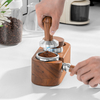 Juego de apisonamiento de café Juego de apisonamiento de martillo de café con mango de madera y herramienta con agitador de café para distribución