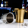 Herramientas de Bar, enfriador de barril de cerveza portátil, cubo de vino de champán, cubo de hielo de acero inoxidable de doble pared para reunión de Buffet al aire libre