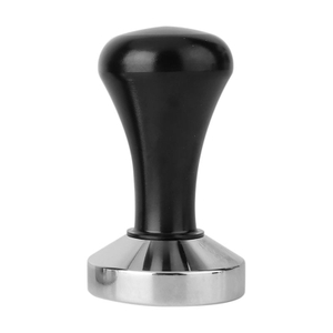 Espresso Tamper Set 51mm-58mm Base plana Profesional Barista Espresso Negro Aleación de aluminio Tamper de café