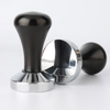 Espresso Tamper Set 51mm-58mm Base plana Profesional Barista Espresso Negro Aleación de aluminio Tamper de café