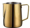 Jarra para espumar leche, jarras humeantes de acero inoxidable, leche, café, capuchino, latte, arte, Barista, jarras de vapor, jarra de leche