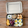 Fiambrera bento ecológica de alta calidad sellada rectangular a prueba de fugas, fiambrera de acero inoxidable de doble capa para niños y adultos