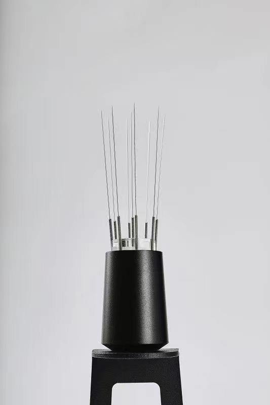 Agitador de café de acero inoxidable Espresso Power WDT Tools distribuidor de agujas magnéticas de café