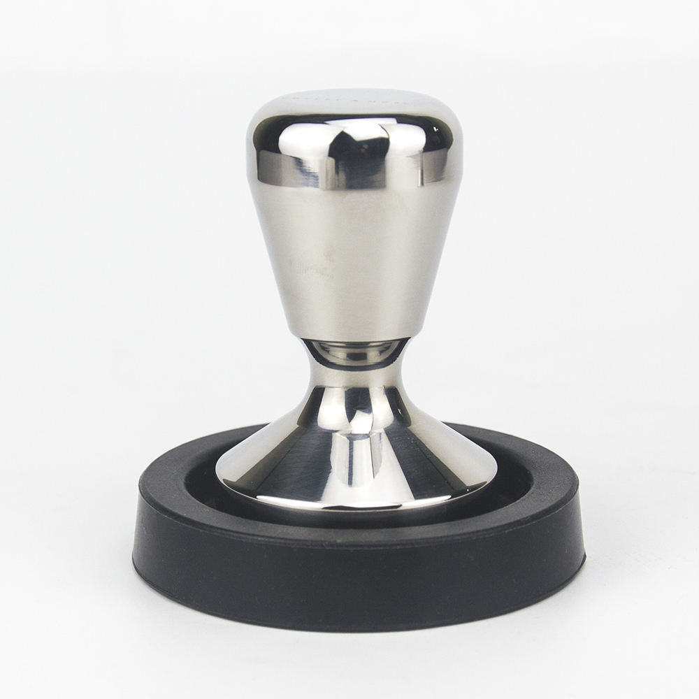 Prensa de café de acero inoxidable de 51 mm Tamper Barista Espresso Tamper Base Coffee Bean Press