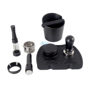 Espresso Café barista Agujas agitadoras café tamper Espresso Distribución corte diamante Juego de asas