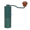 Venta al por mayor, molinillo de granos de café con manivela portátil, ajustes ajustables, molinillo de café Manual de acero inoxidable para viajar
