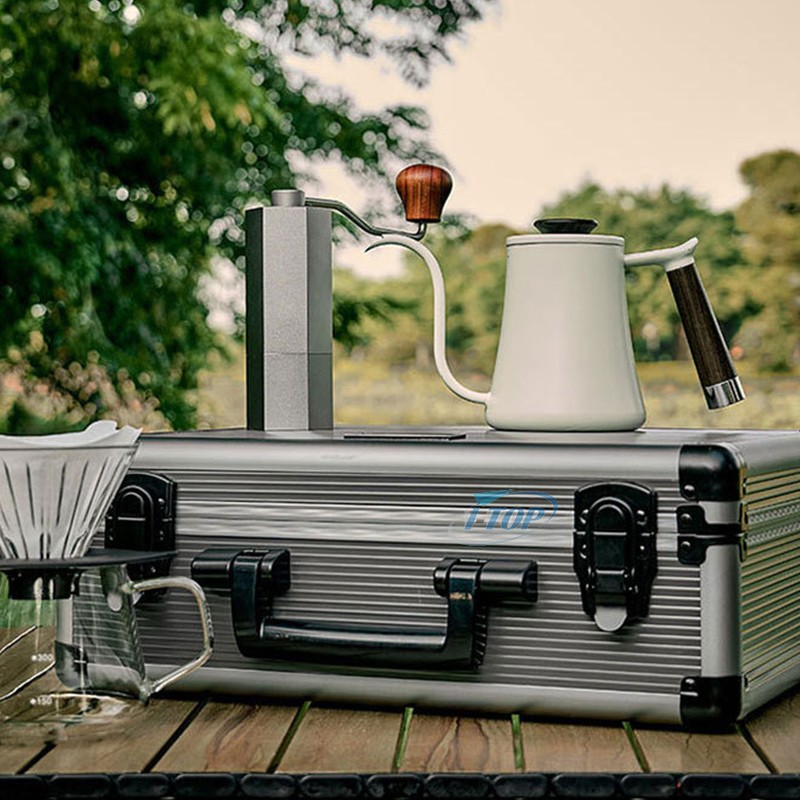 Kit de hervidor de agua árabe V60, herramientas de barista, bolsa de café para acampar, juegos de café y té, goteador de café