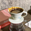 Filtro de café v60 de porcelana en relieve multicolor personalizado, goteador de café de cerámica