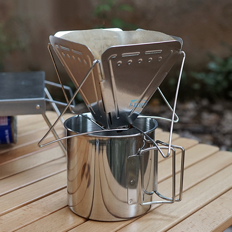 Hervidor de agua de acero inoxidable para verter sobre el gotero de café con filtro Meker