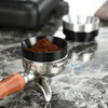 Embudo dosificador de espresso de 51mm/53mm/58mm anillo dosificador de café de acero inoxidable Compatible con portafiltro de 51mm/54mm/58mm