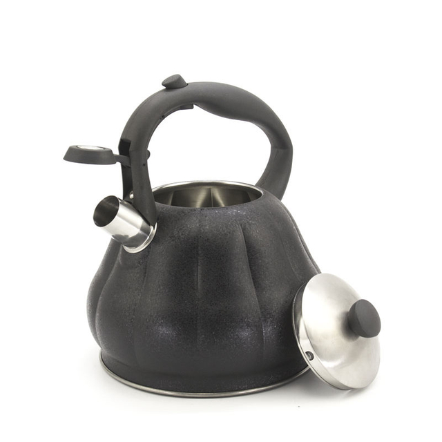 IT-CP1054 Nuevo y elegante diseño de gota de agua, tetera silbadora de té de acero inoxidable, teteras de agua